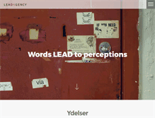 Tablet Screenshot of leadagency.dk